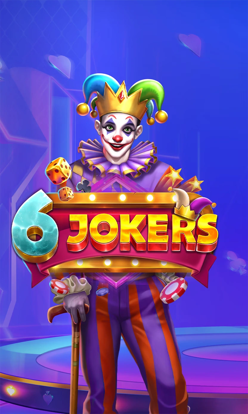 6 Jokers Login screen