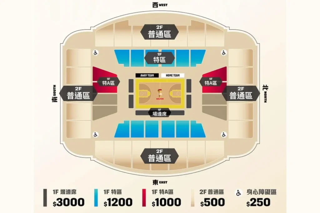 世界盃男籃亞洲區資格賽新北市立新莊體育館中華隊主場門票售票資訊