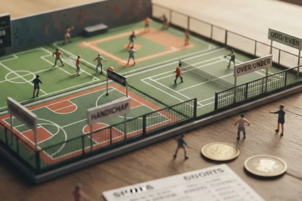 常見運彩玩法:猜勝負、讓分、大小、單雙