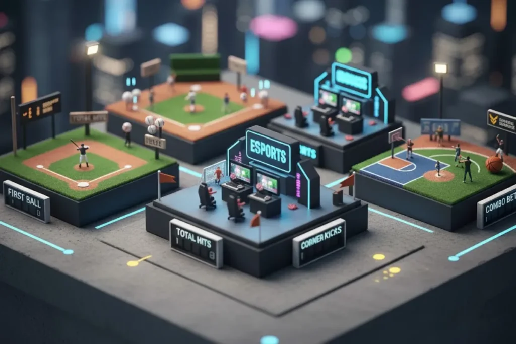 特殊型運彩玩法:第一球、安打數、角球數、電競、組合型