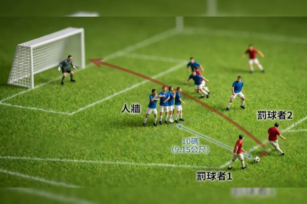足球罰球規則：間接自由球（Indirect Free Kick）