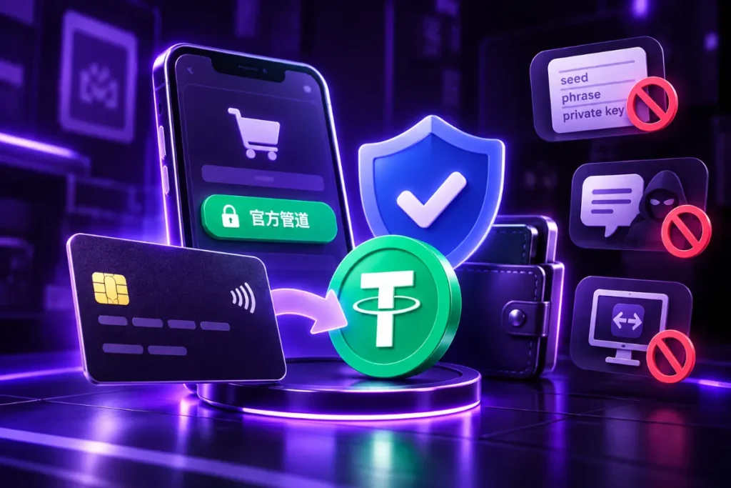USDT信用卡/信用卡買幣安全嗎？