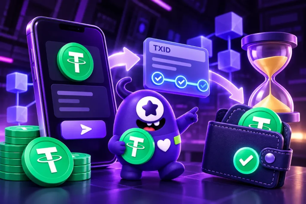 用USDT支付多久會到帳？